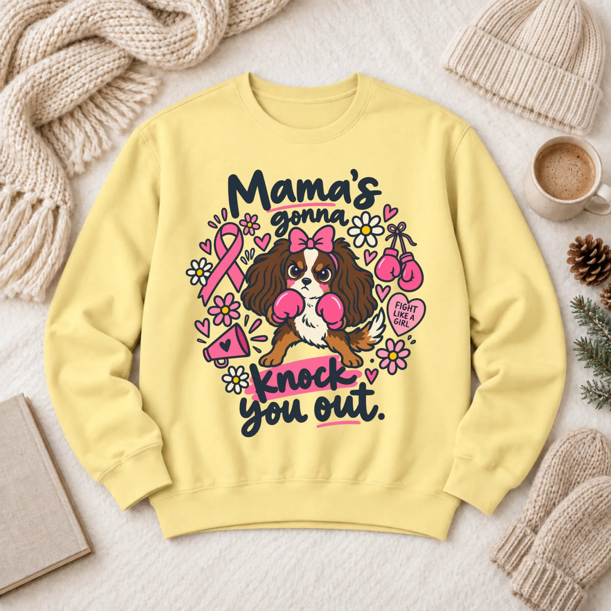 Custom Cavalier Cavalier Fighter Unisex Sweatshirt Butter