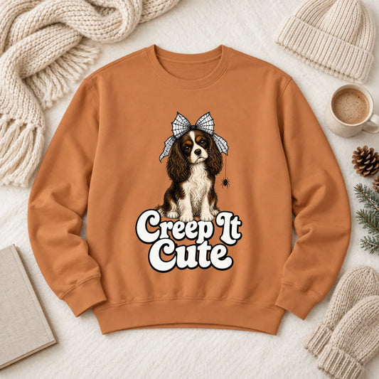 Custom Cavalier Cute Halloween Unisex Sweatshirt Yam