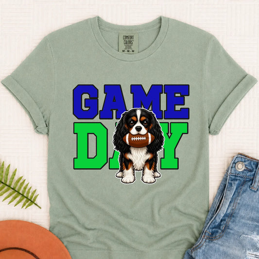 Custom Cavalier Football Game Day Unisex Tshirt Bay