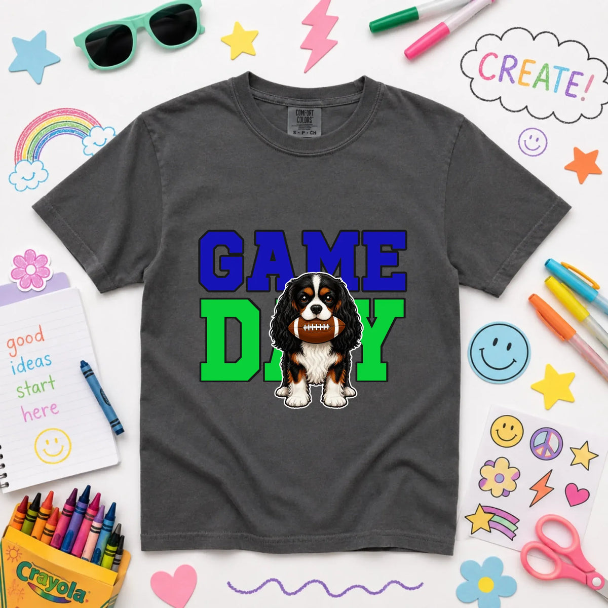 Custom Cavalier Football Game Day YOUTH Unisex Tshirt NEW Youth Midweight Tee Pepper