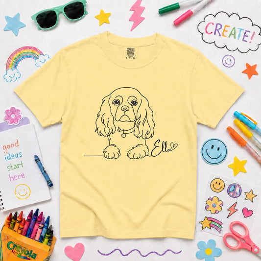 Custom Cavalier Name Unisex YOUTH TShirt Butter