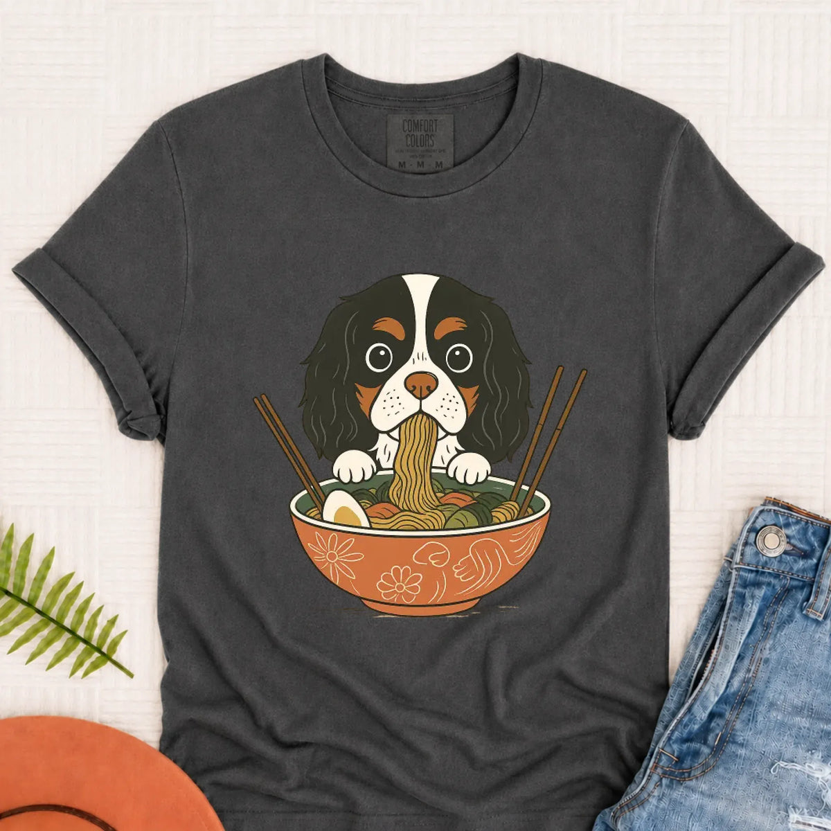 Custom Cavalier Ramen Noodles Unisex TShirt - T-Shirt - Good Girl John