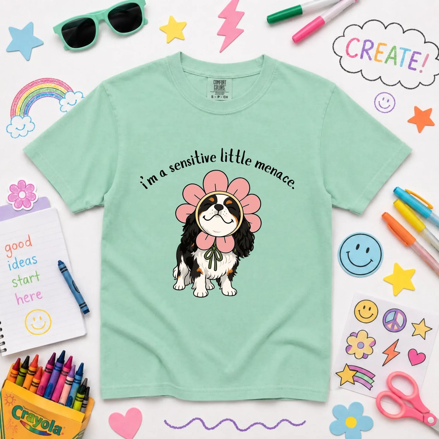 T-Shirt Island Reef / XS Custom Cavalier YOUTH Little Menace Unisex TShirt