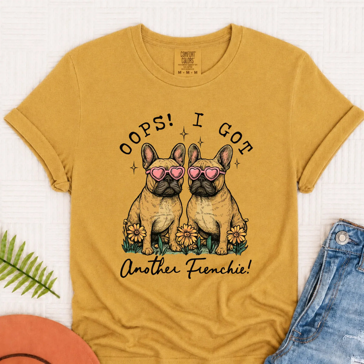 Custom Frenchie Bulldog Oops Funny Unisex TShirt - T-Shirt - Good Girl John