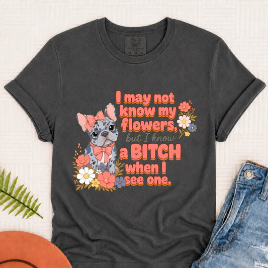 Custom Frenchie Funny Gardening Unisex TShirt Pepper