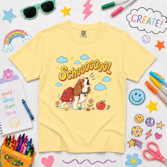 Custom YOUTH Back to School Unisex Tshirt NEW Youth Midweight Tee Butter