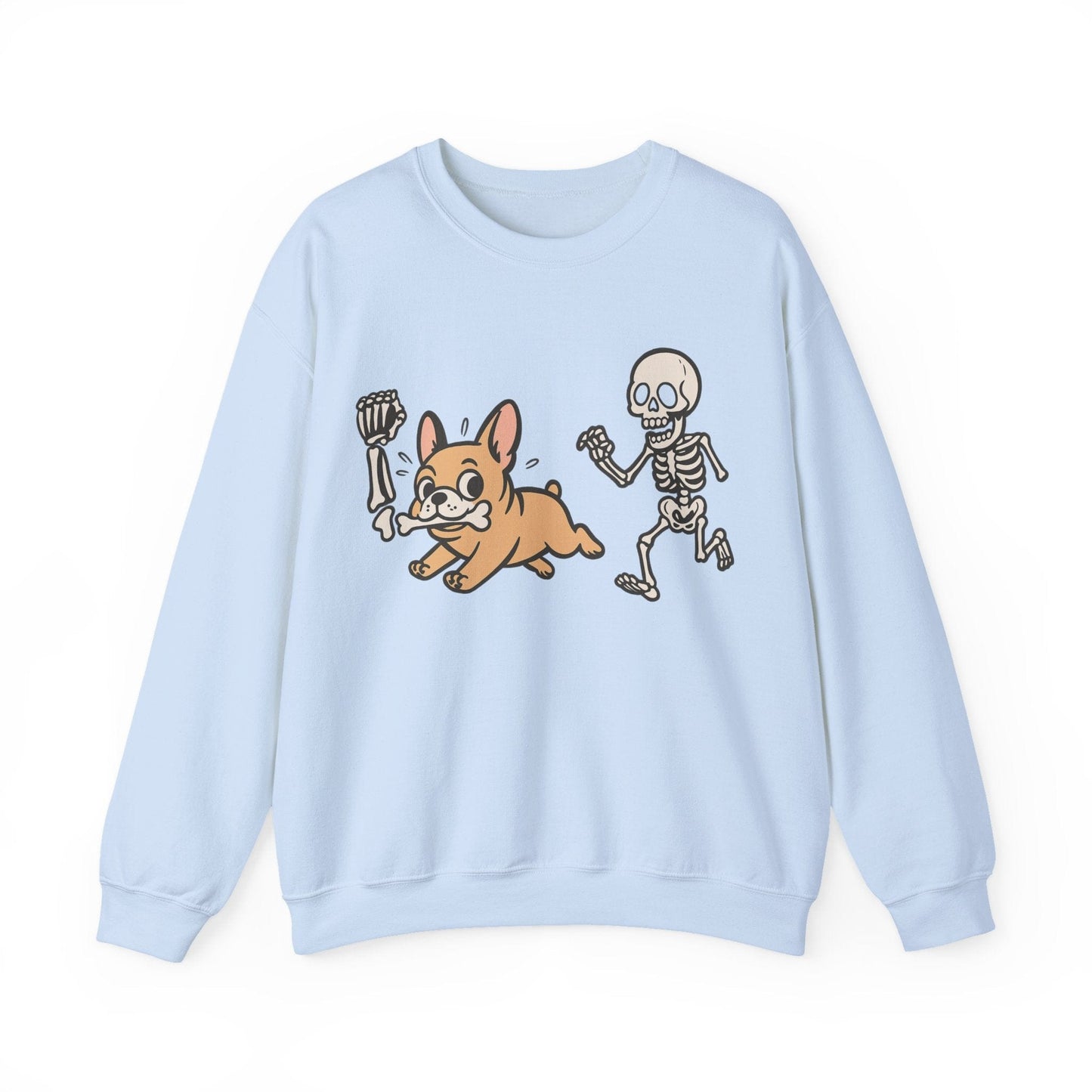 Printify Sweatshirt Fawn French Bulldog Grave Robber Sweatshirt
