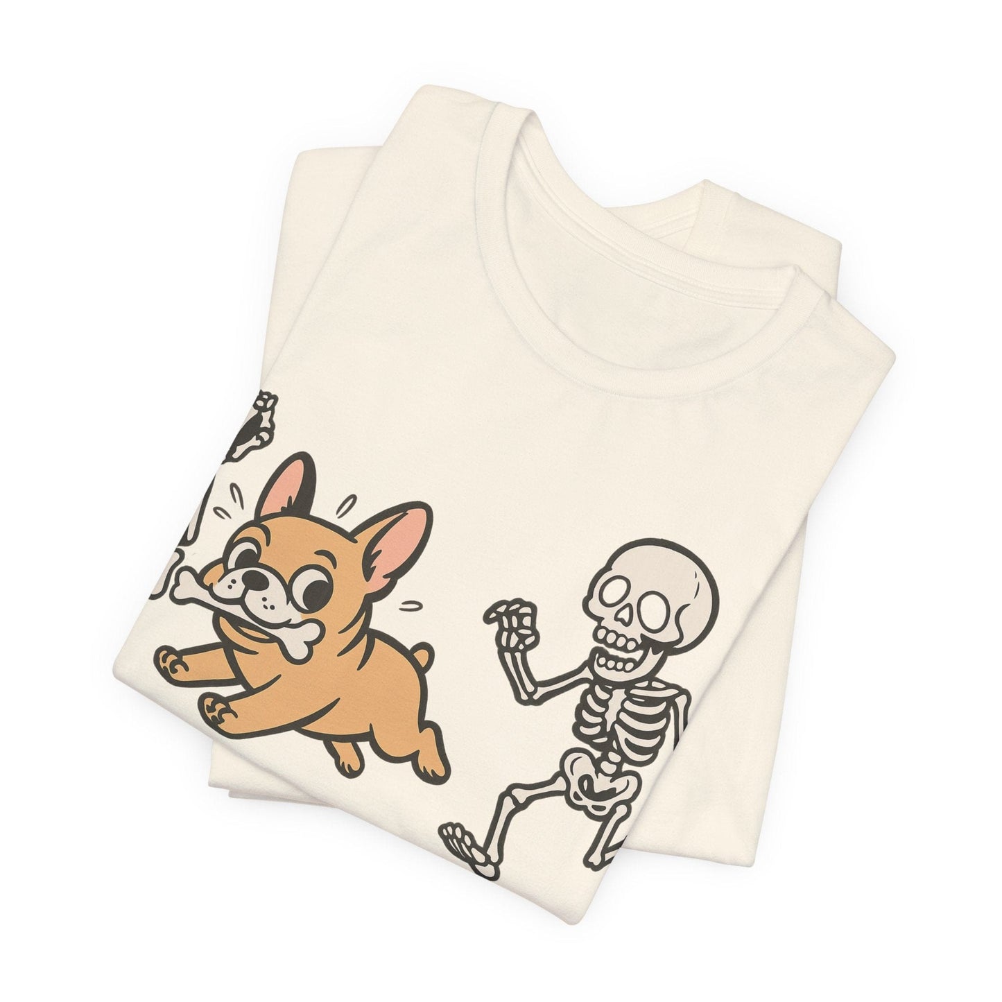 Printify T-Shirt Fawn French Bulldog Grave Robber TShirt