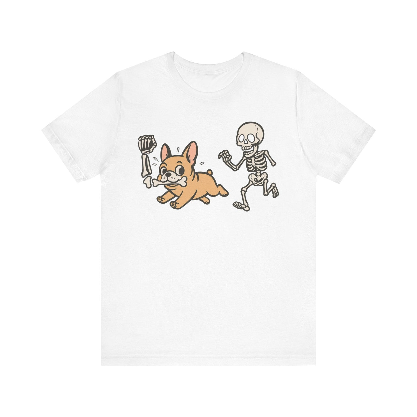 Printify T-Shirt Fawn French Bulldog Grave Robber TShirt