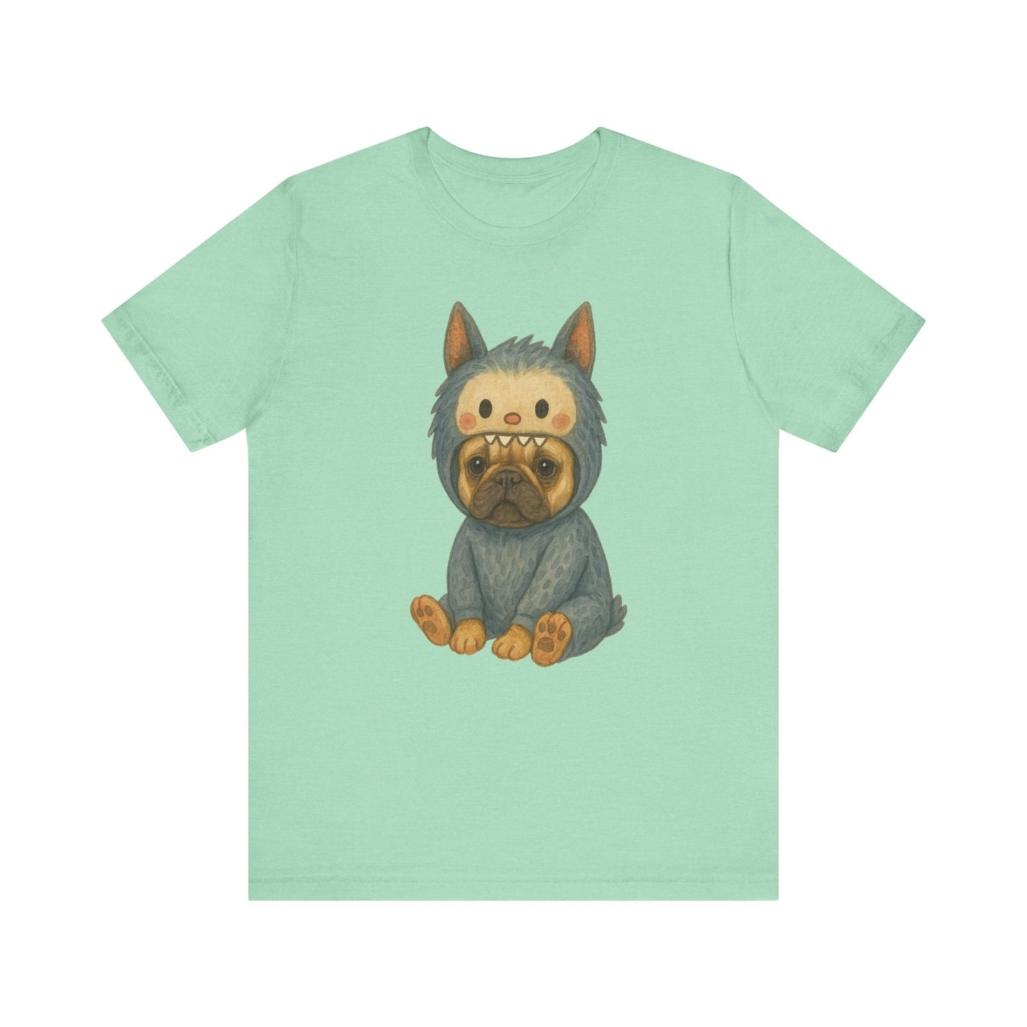 Printify T-Shirt Fawn French Bulldog Little Monster TShirt