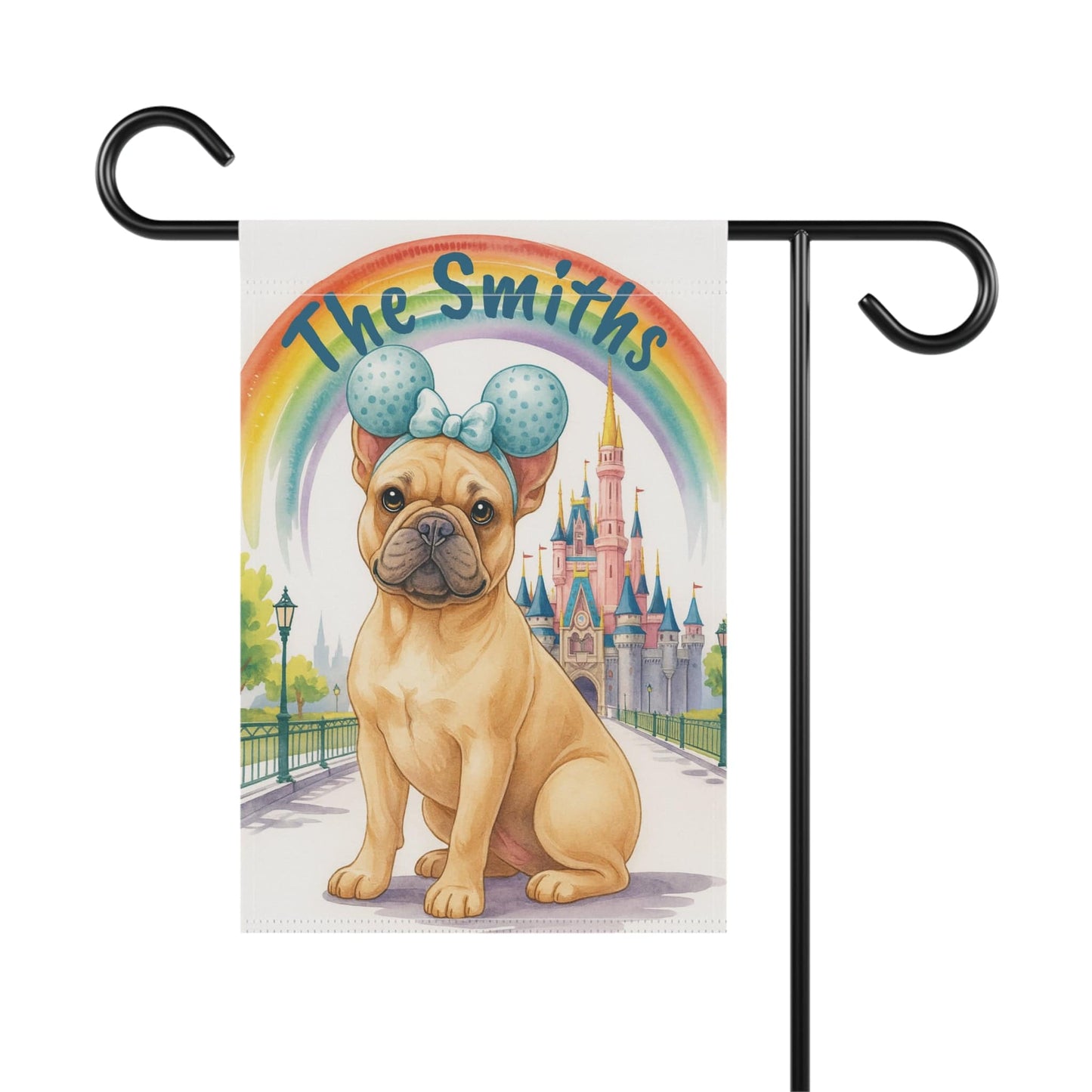 Printify Garden Flag Fawn French Bulldog Magical Kingdom Garden Flag