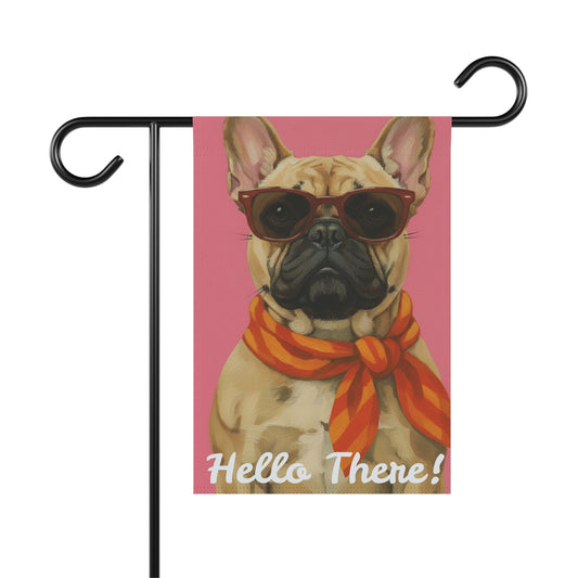 Fawn Frenchie Fabulous Garden Yard Flag