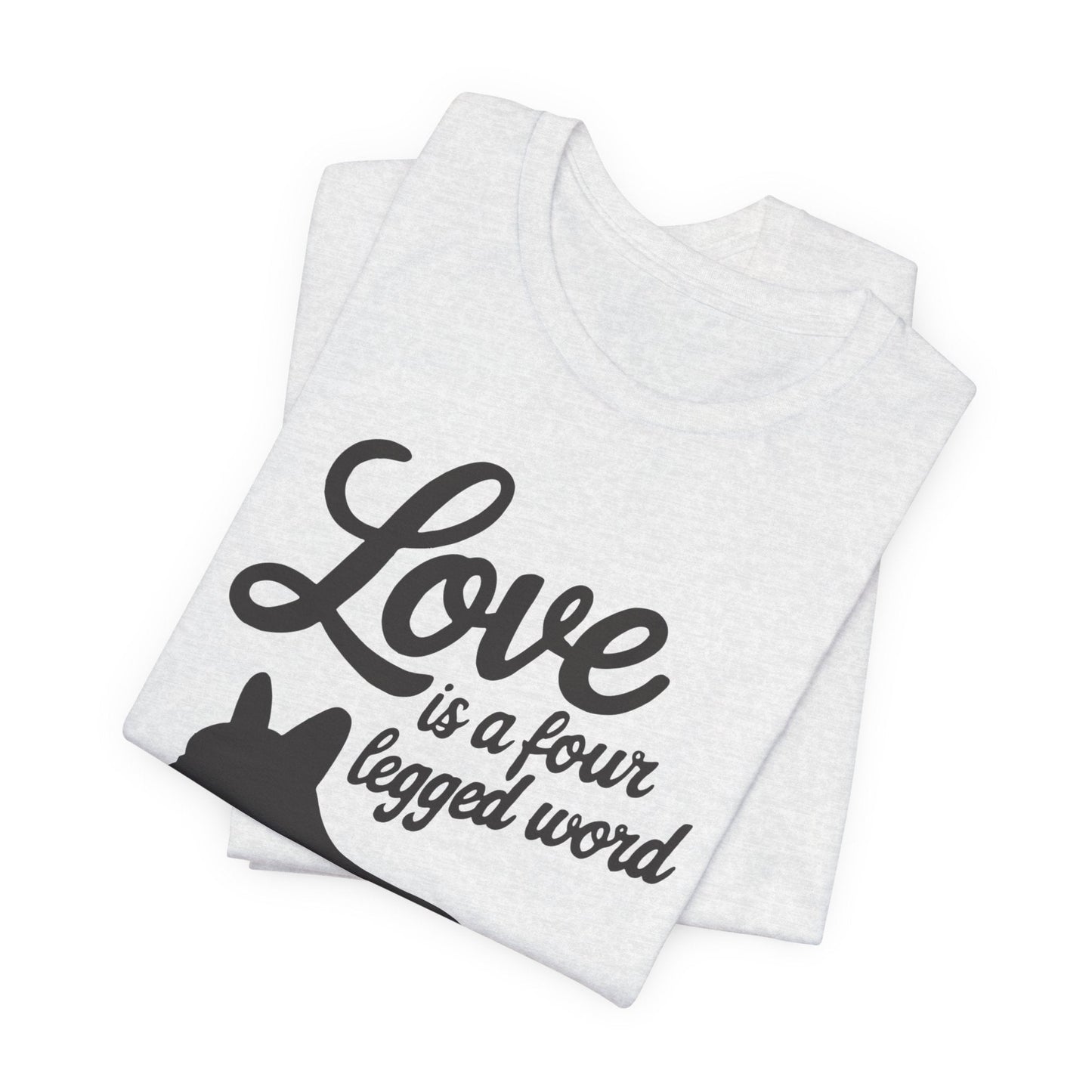 Printify T-Shirt French Bulldog Four Legged Word TShirt