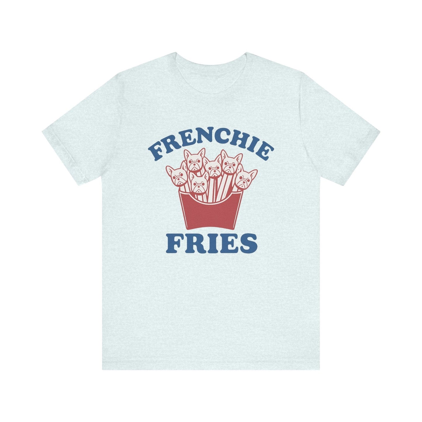 Printify T-Shirt French Bulldog Frenchie Fries TShirt