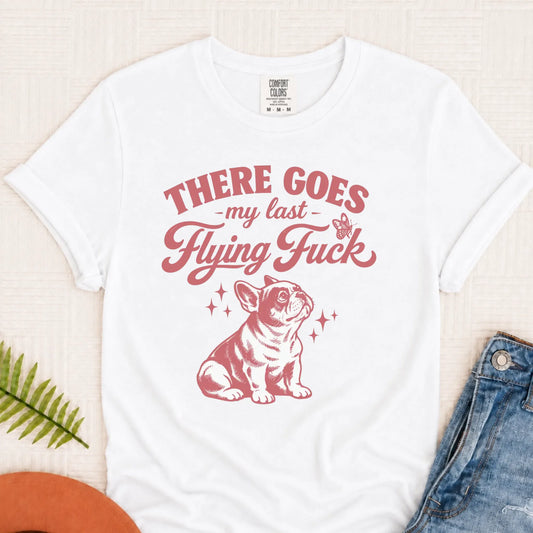 French Bulldog Last Flying Snark Unisex TShirt White