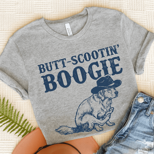 Golden Retriever Funny Western Unisex TShirt Athletic Heather