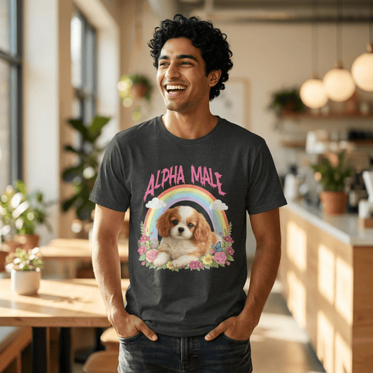 Personalized Cavalier Alpha Male Unisex TShirt