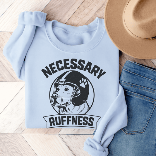 Labrador Retriever Ruffness Sweatshirt Light Blue