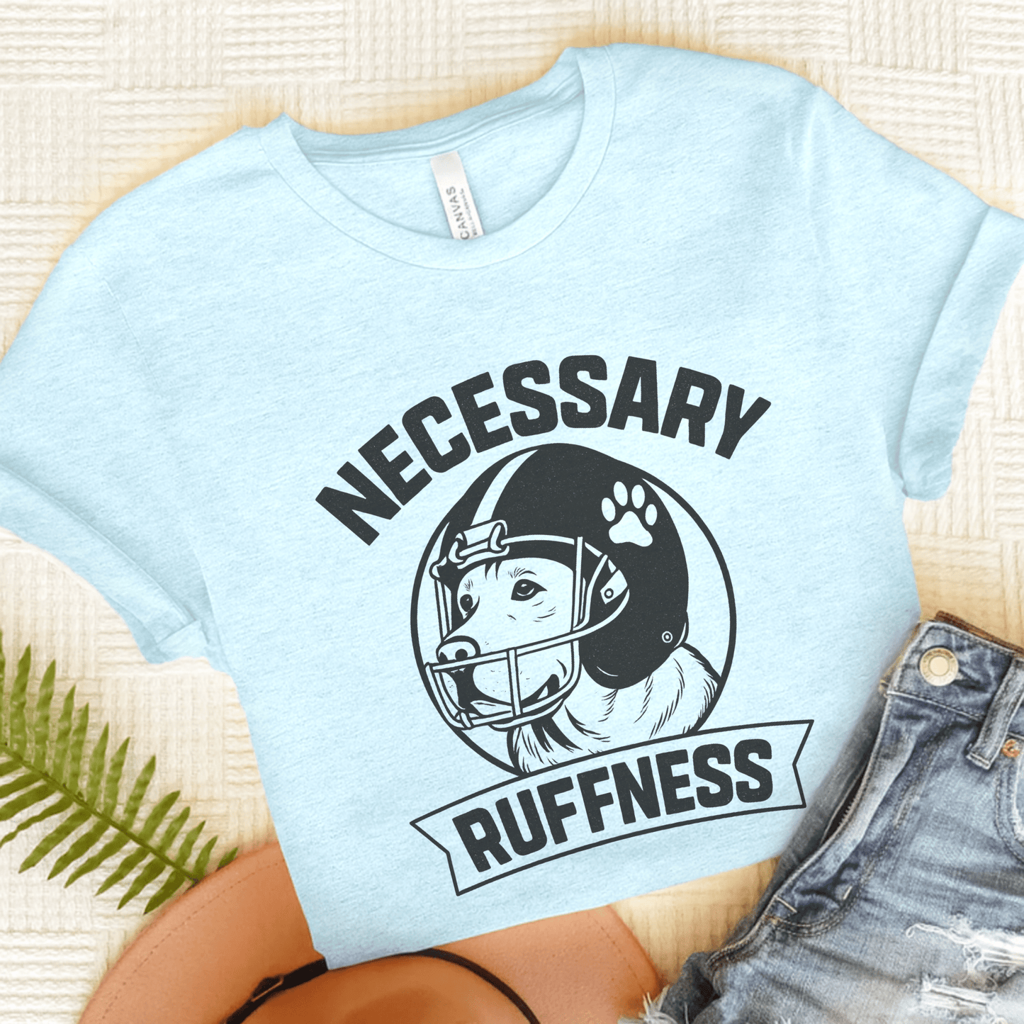 Labrador Retriever Ruffness TShirt Heather Ice Blue