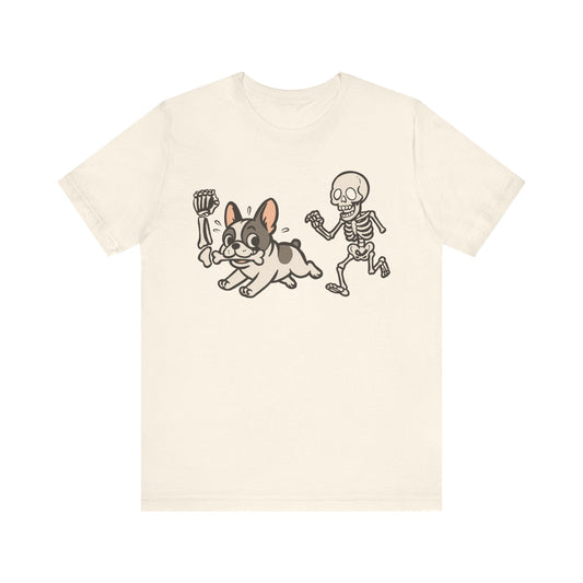 Piebald Frenchie Grave Robber TShirt