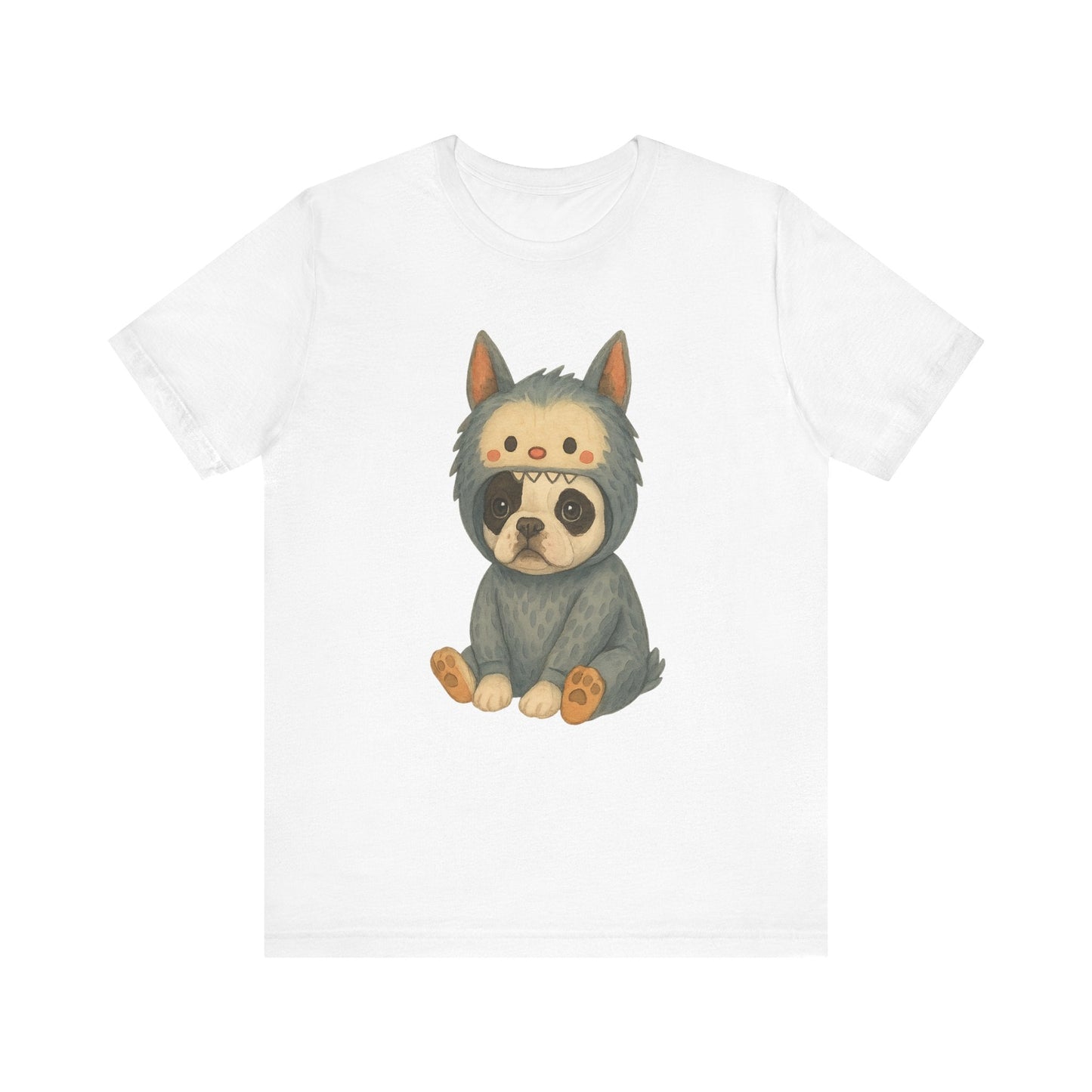 Printify T-Shirt Piebald French Bulldog Little Monster TShirt