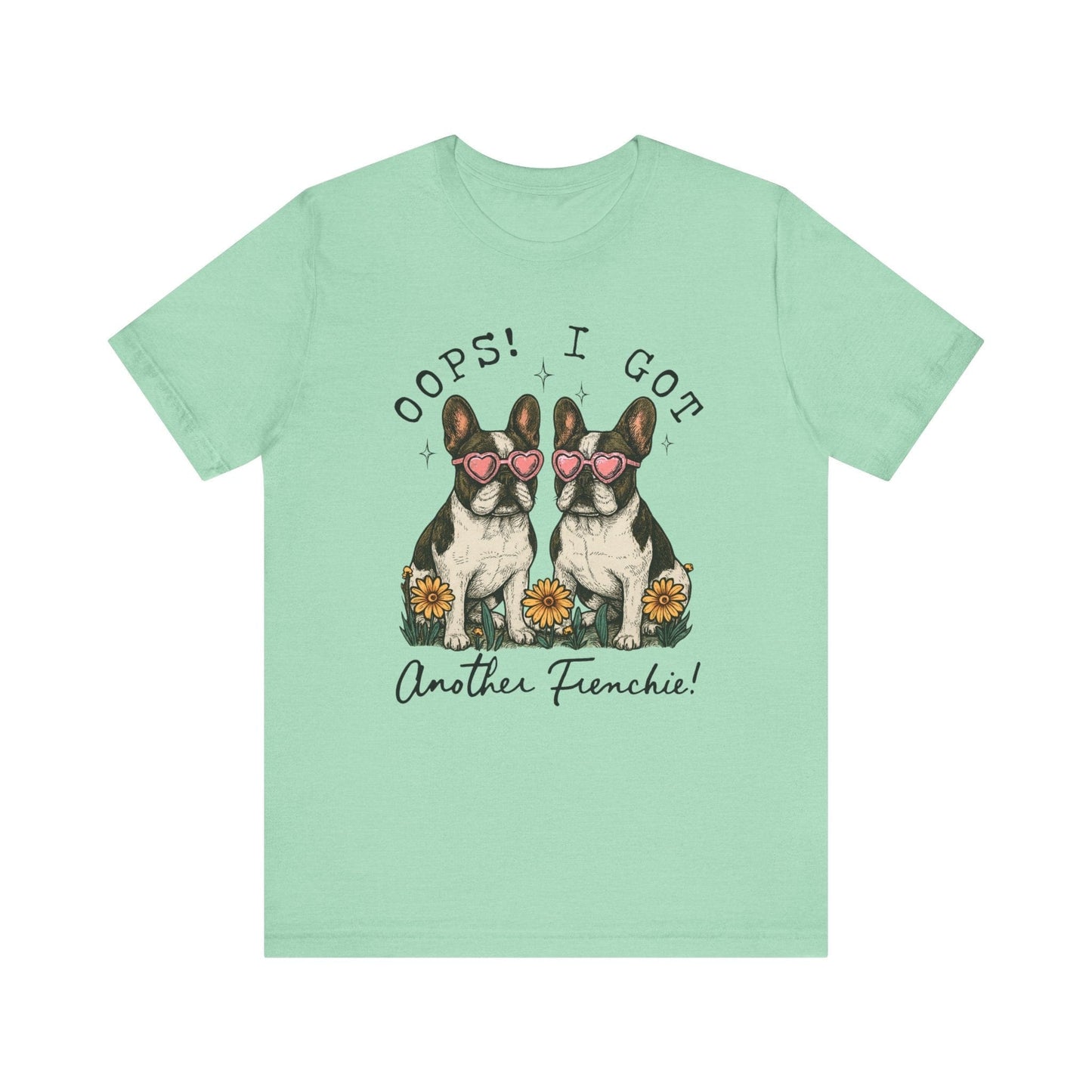 Printify T-Shirt Piebald French Bulldog Oops TShirt