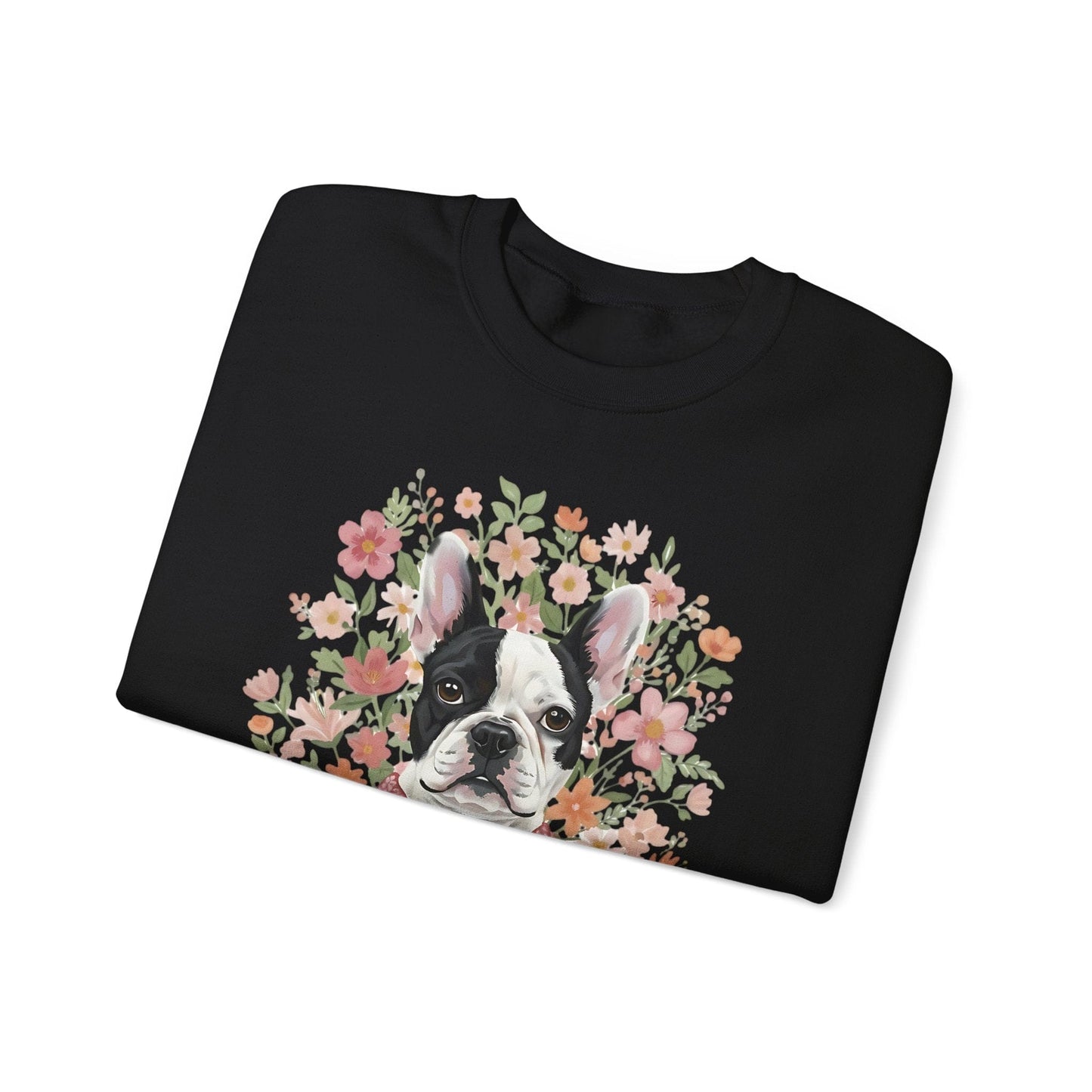Piebald Frenchie Bouquet Sweatshirt