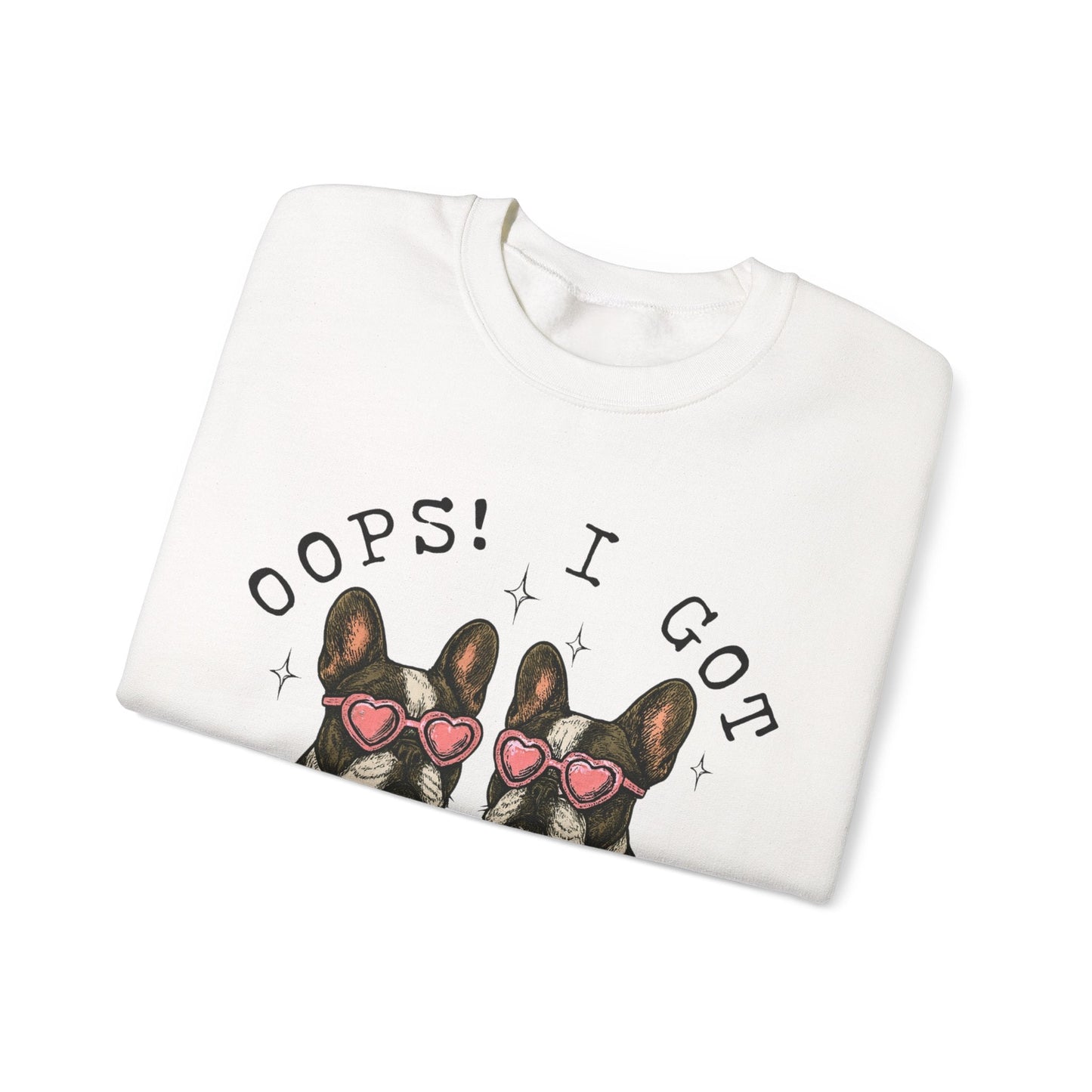 Piebald Frenchie Oops Sweatshirt