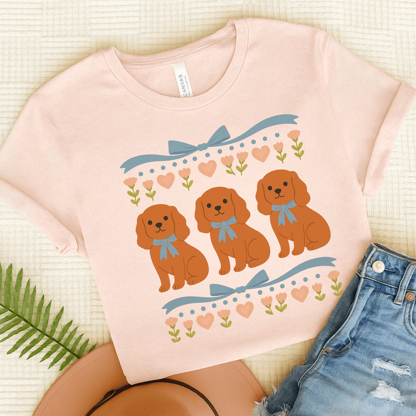 Printify T-Shirt Soft Pink / S Ruby Cavalier Grandma TShirt
