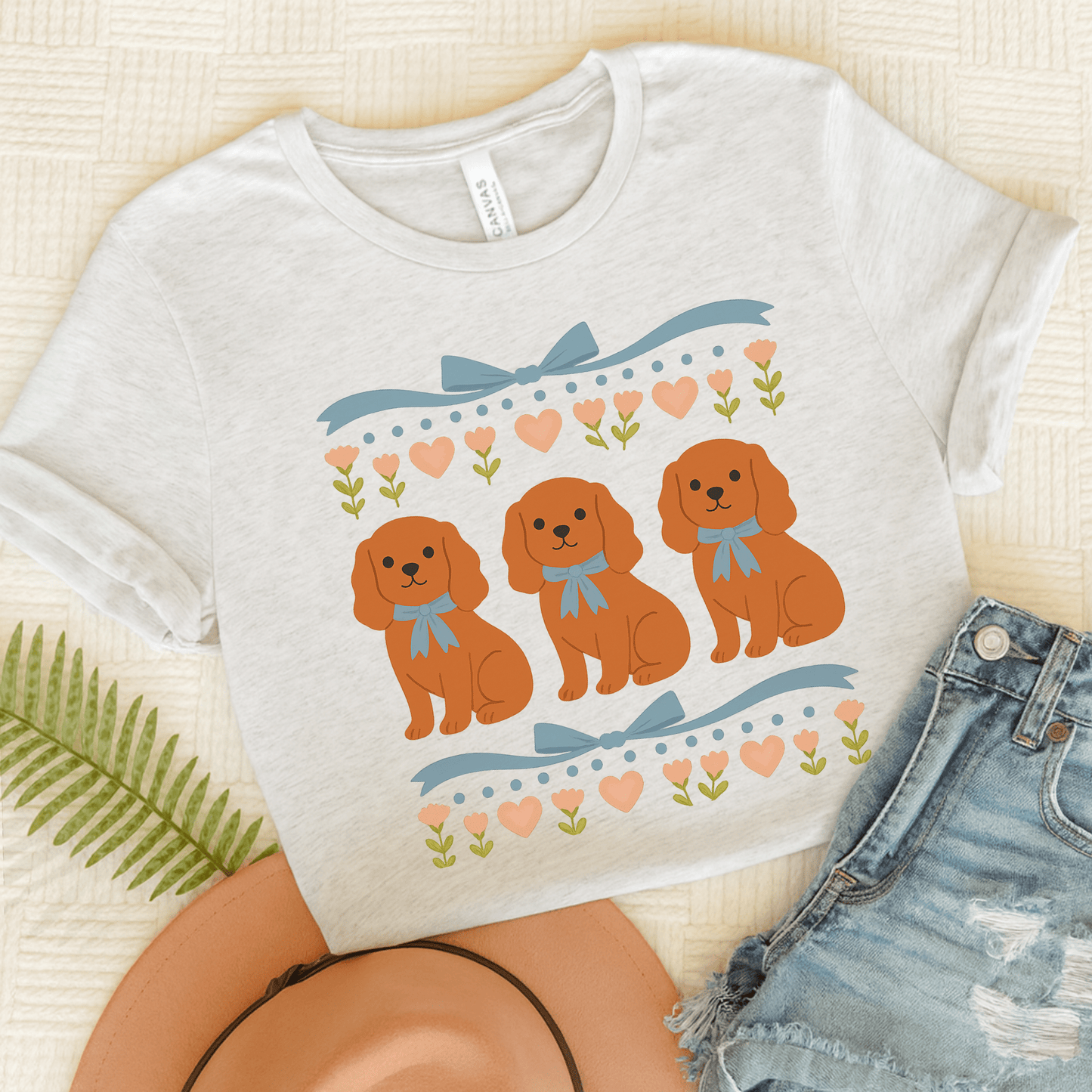 Printify T-Shirt Ash / S Ruby Cavalier Grandma TShirt