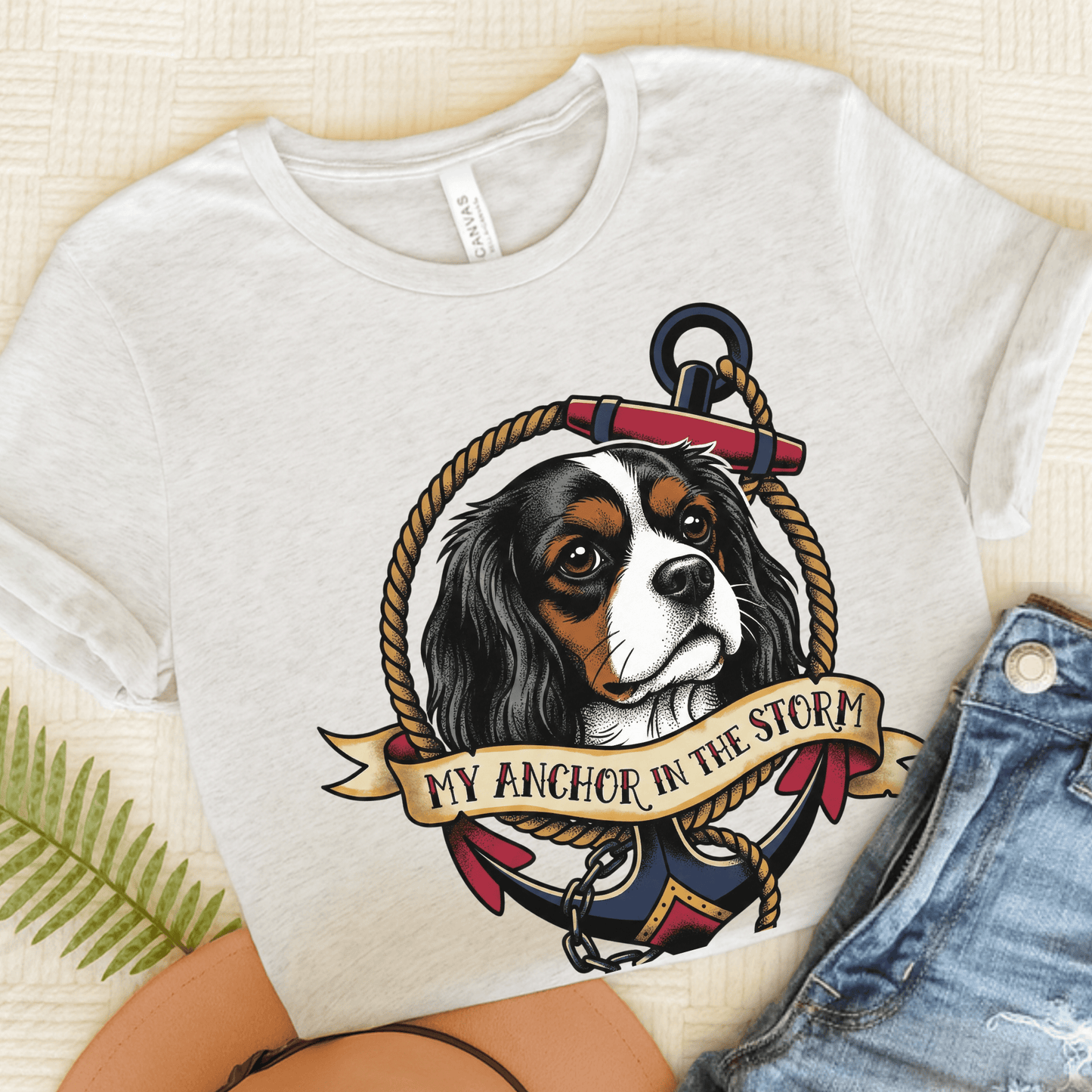 Personalized Cavalier Mental Health Unisex TShirt Ash