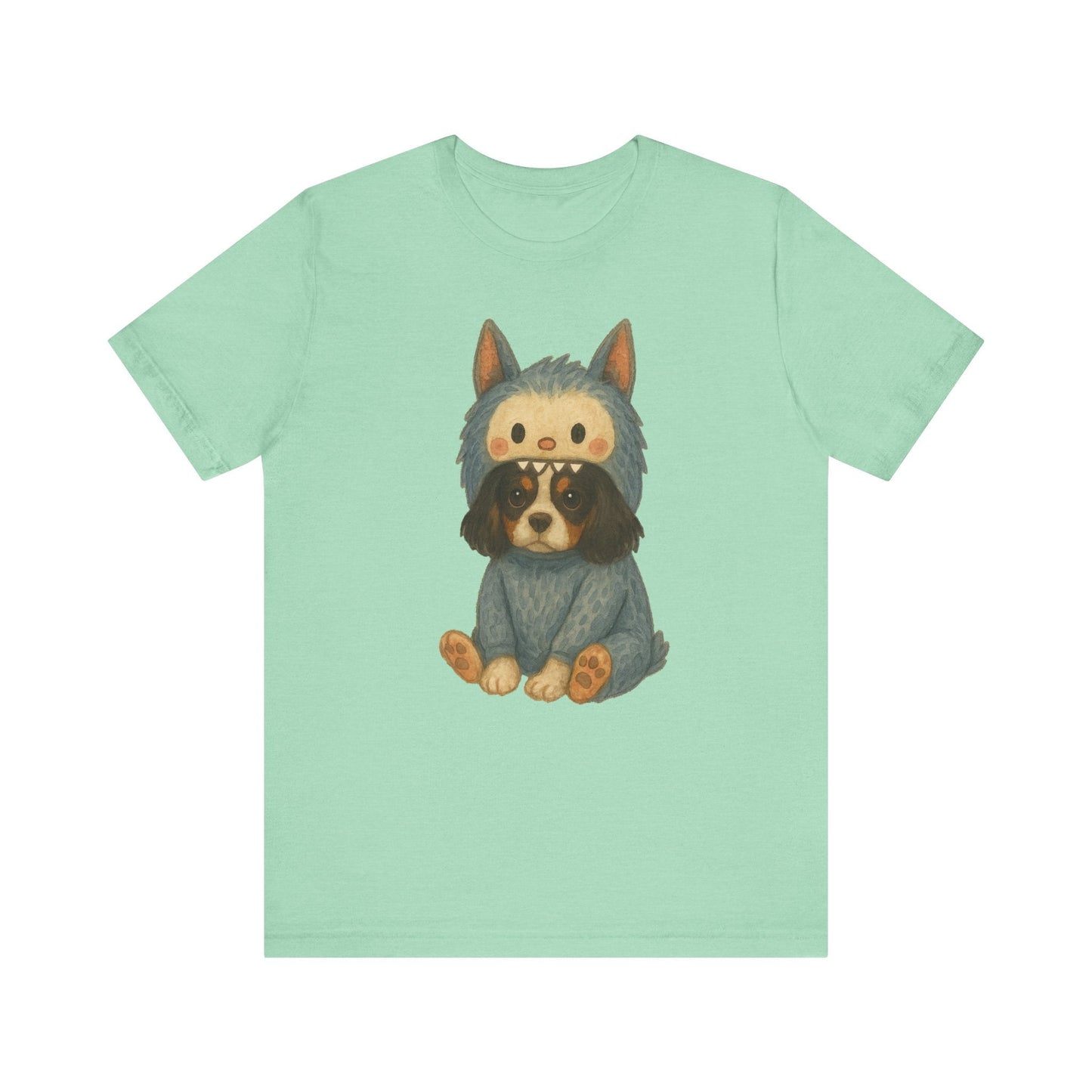 Printify T-Shirt Tricolor Cavalier King Charles Little Monster TShirt