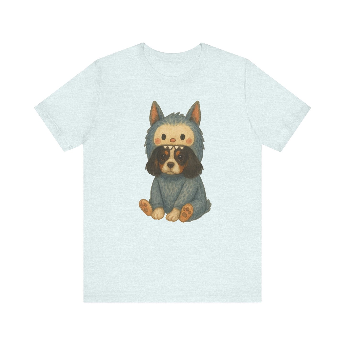 Printify T-Shirt Tricolor Cavalier King Charles Little Monster TShirt