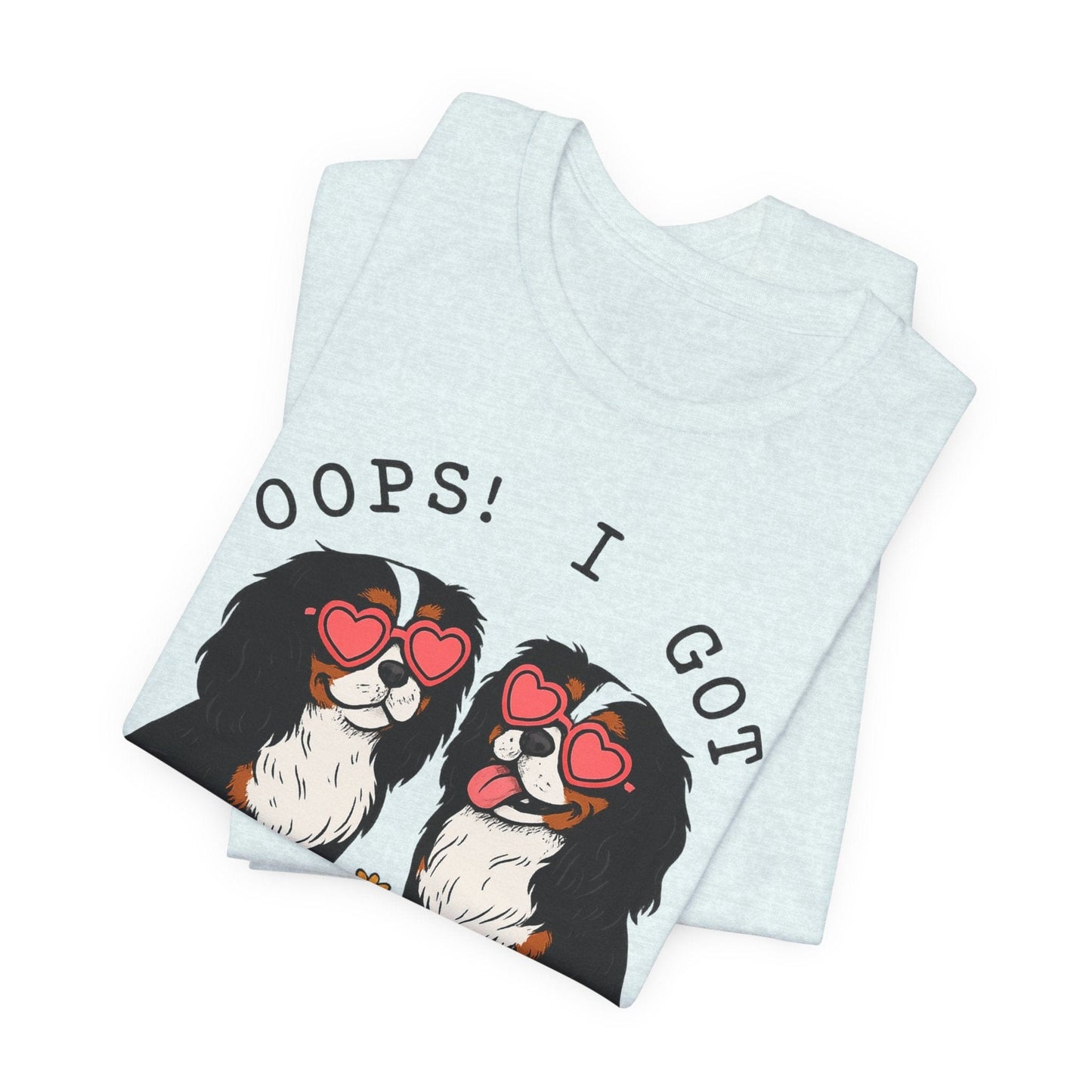 Printify T-Shirt Tricolor Cavalier King Charles Oops TShirt