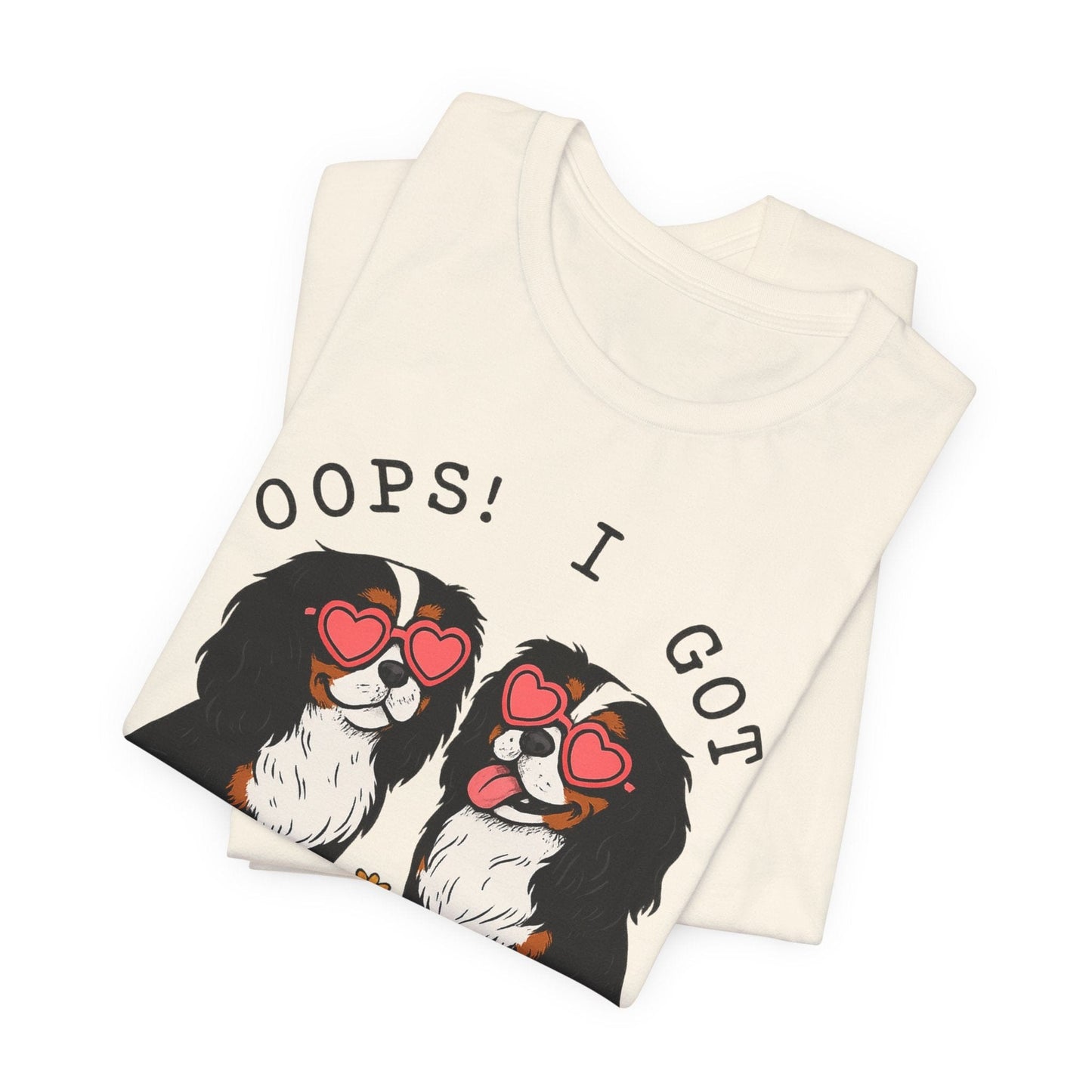 Printify T-Shirt Tricolor Cavalier King Charles Oops TShirt