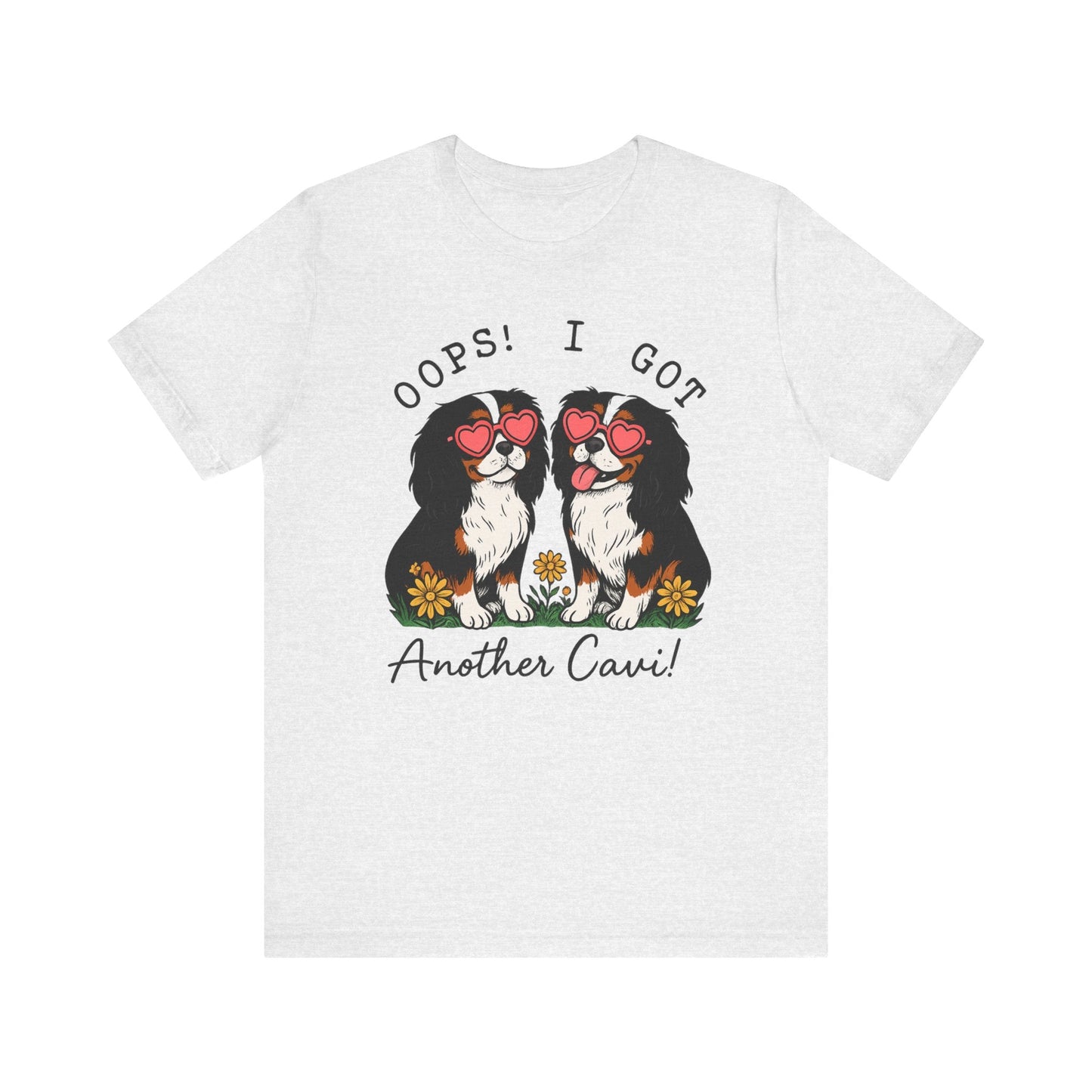 Printify T-Shirt Tricolor Cavalier King Charles Oops TShirt