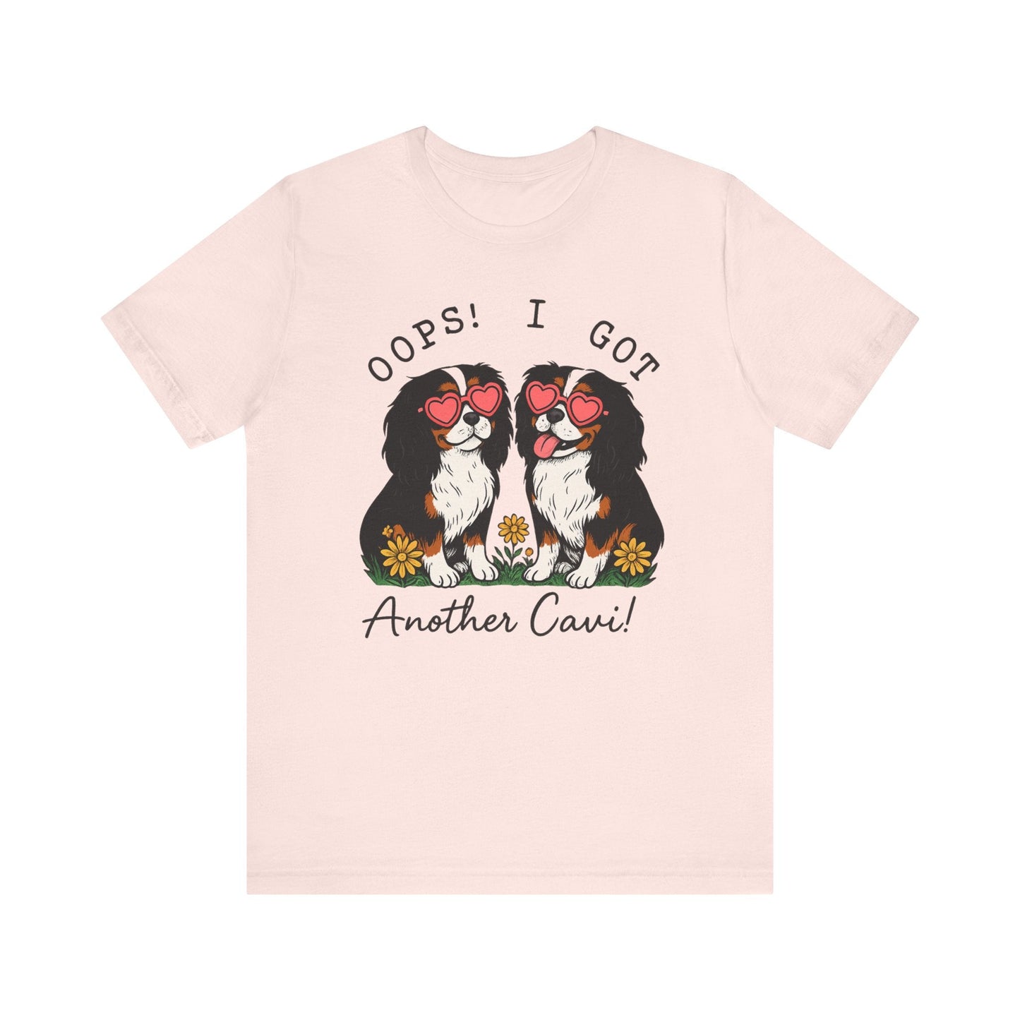 Printify T-Shirt Tricolor Cavalier King Charles Oops TShirt