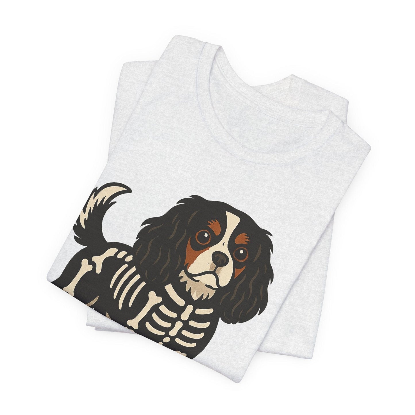 Printify T-Shirt Tricolor Cavalier King Charles Stay. Slay. Halloween TShirt