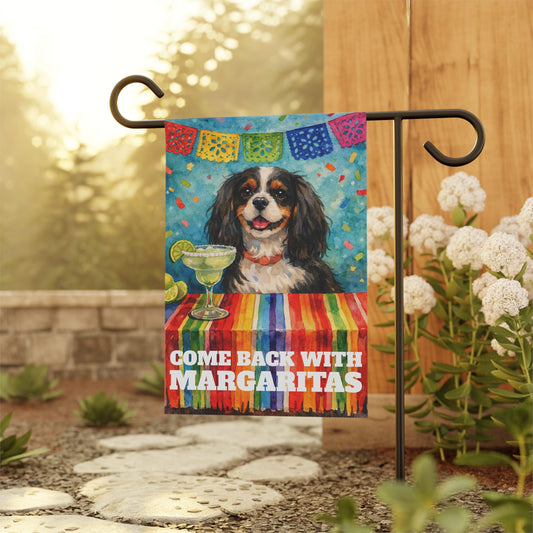 Personalized Cavalier Margaritas Garden Yard Flag