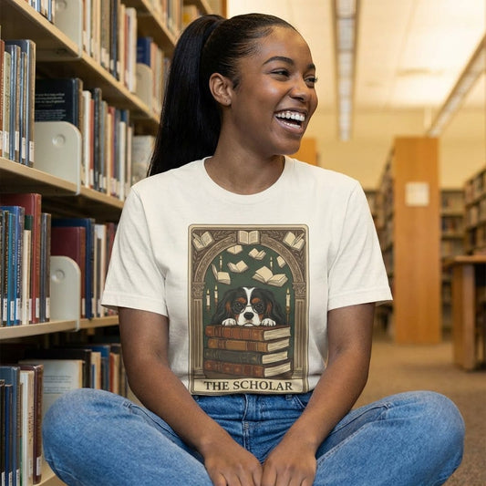 Personalized Cavalier Scholar Tarot Unisex TShirt