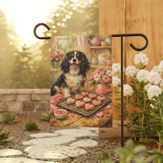 Personalized Cavalier Baking Garden Flag