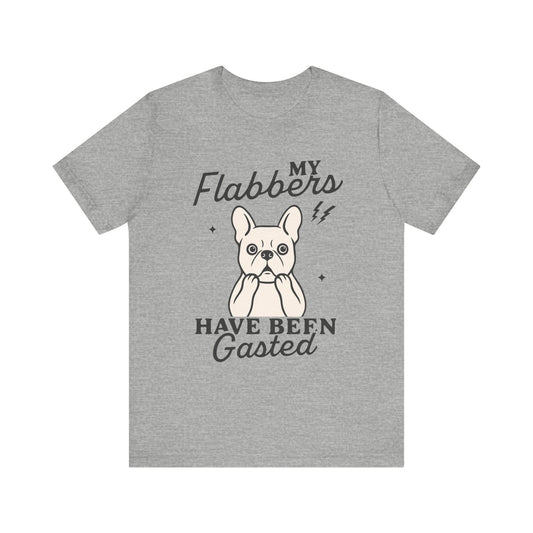 White Frenchie Flabbergasted Tshirt
