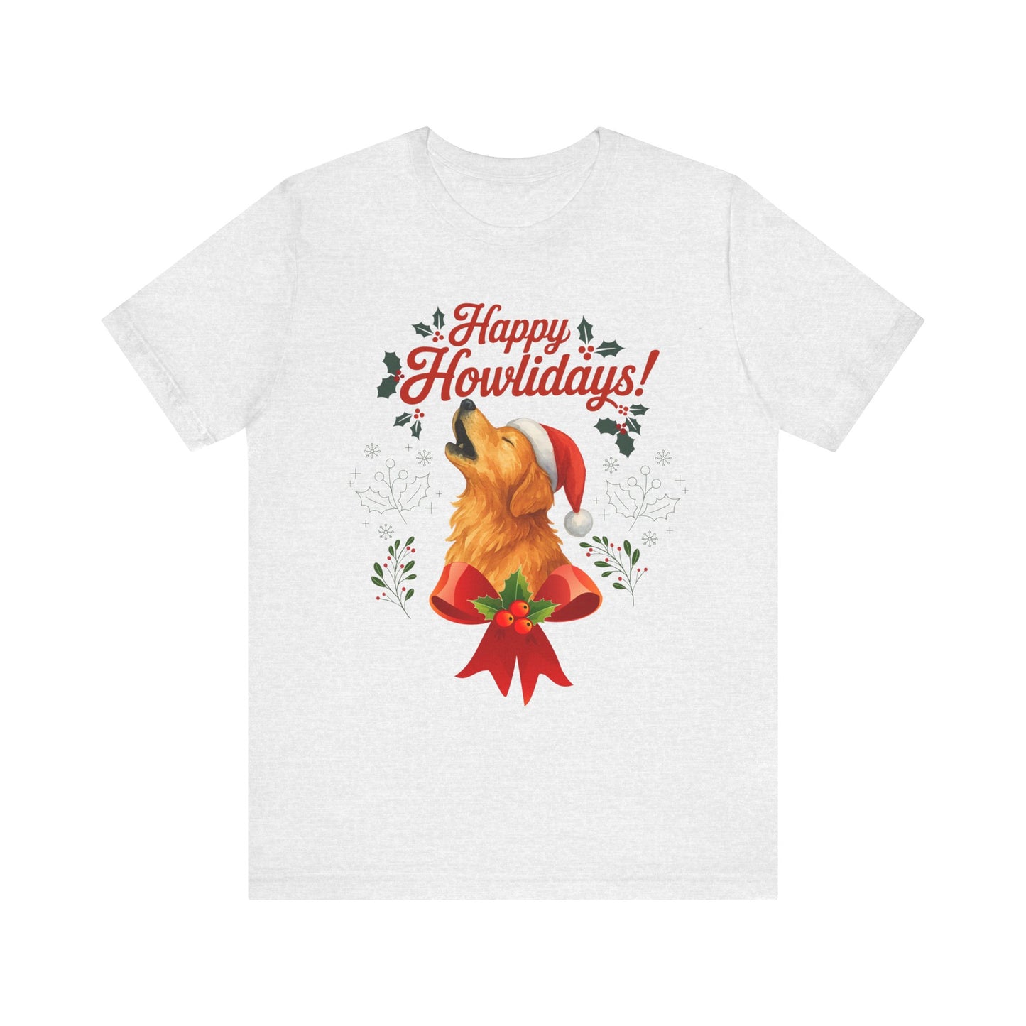 Golden Retriever Happy Howlidays TShirt