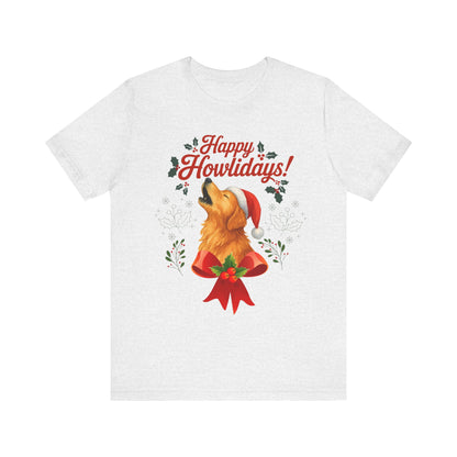 Golden Retriever Happy Howlidays TShirt