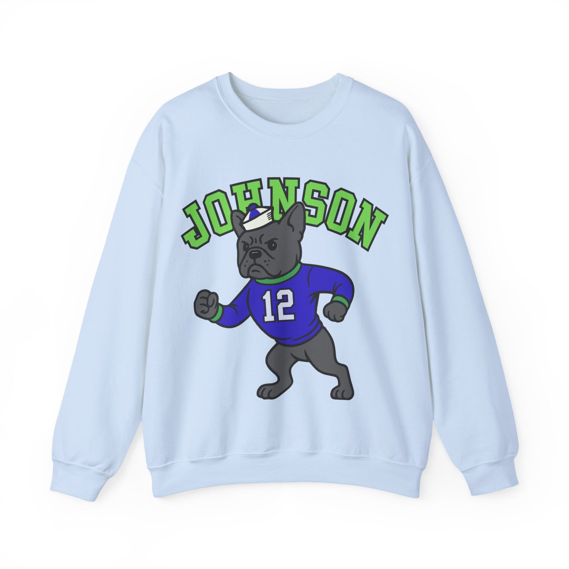 Black Frenchie College Mascot Sweatshirt