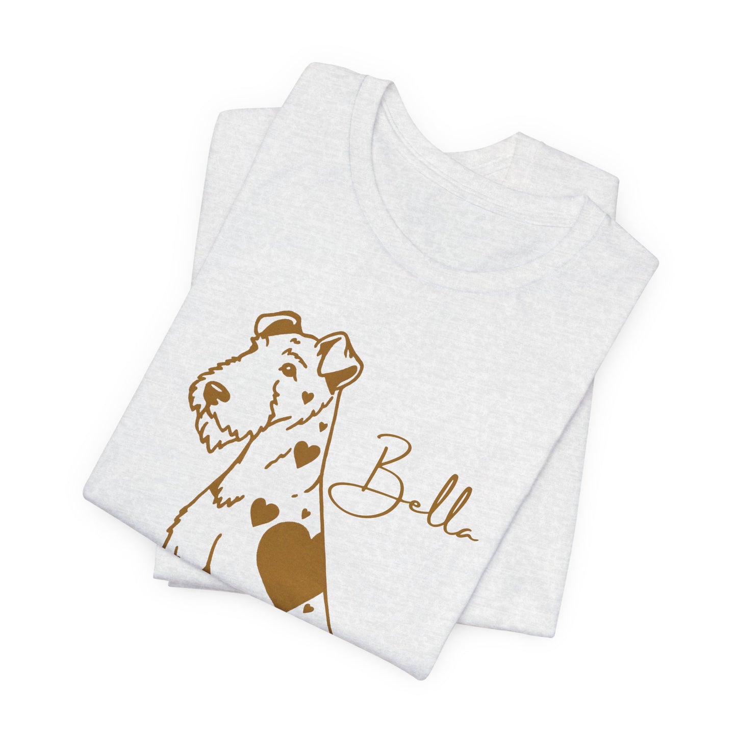 Airedale Terrier Heart Dog TShirt