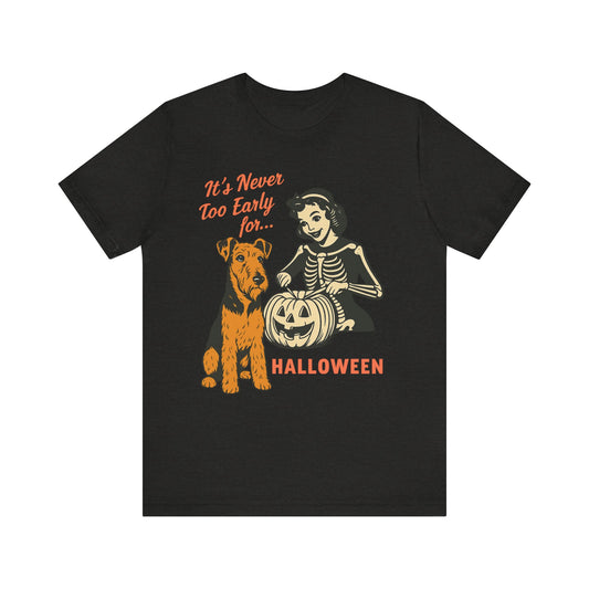 Airedale Terrier Early Halloween TShirt