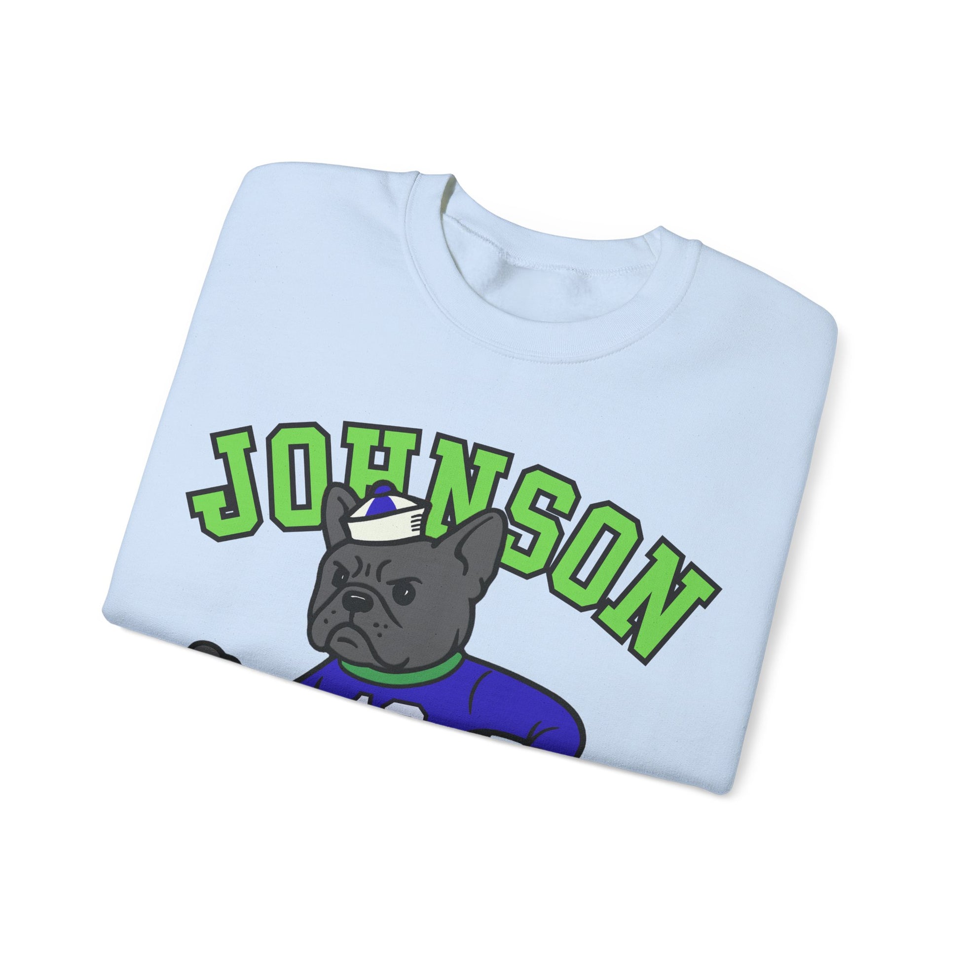 Black Frenchie College Mascot Sweatshirt