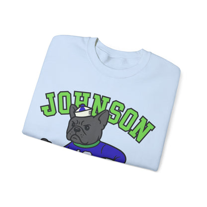 Black Frenchie College Mascot Sweatshirt