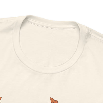 Fawn Frenchie Chasing Leaves TShirt